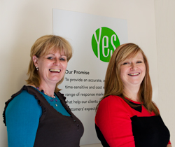 Ginny and Emma - Yes Response's two new employees